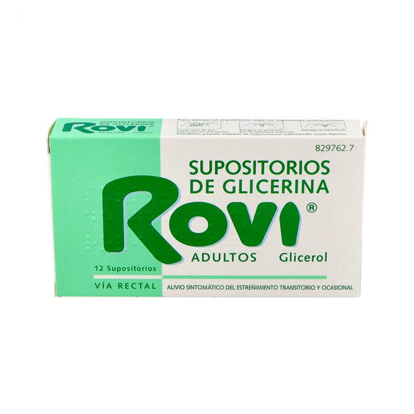 SUPOSITORIOS DE GLICERINA ROVI ADULTOS 12 UDS