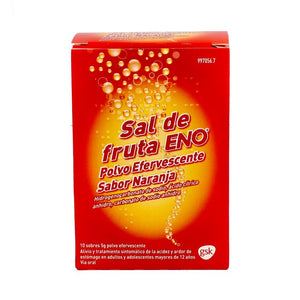 SAL DE FRUTA ENO NARANJA 10 SOBRES