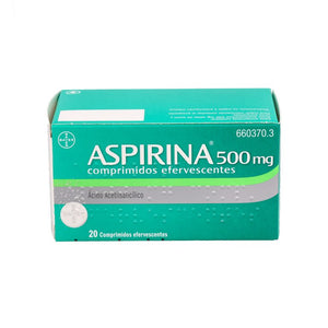 ASPIRIN 500 MG EFFERVESCENT 20 COMP