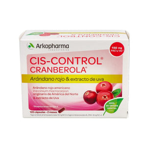 ARKOPHARMA Cranberola Cis-Control - Arándano Rojo 120comp