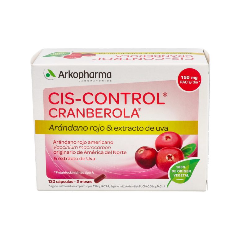 ARKOPHARMA Cranberola Cis-Control - Arándano Rojo 120comp