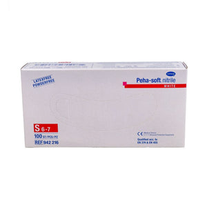GUANTES NITRILO S Blanco 100 U