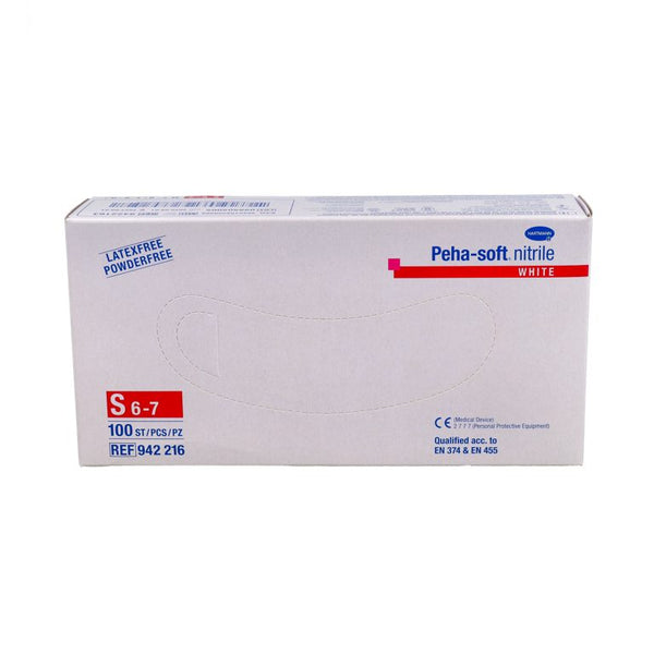 GUANTES NITRILO S Blanco 100 U
