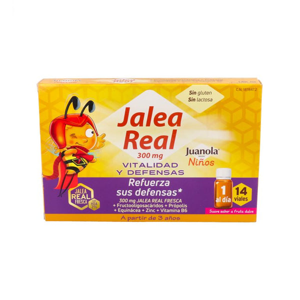 JUANOLA JALEA REAL 300MG NIÑOS 3A 14VIA