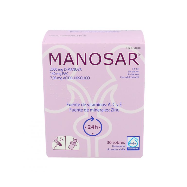 Manosar Vitaminas A,C,E y Zinc 30 sobres