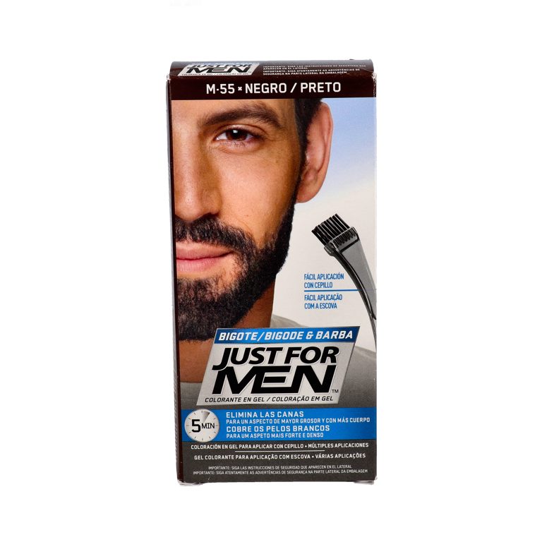JUST FOR MEN COLORANTE BARBA & BIGOTE NEGRO M-55
