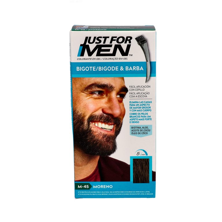 JUST FOR MEN COLORANTE BARBA & BIGOTE MORENO M-45