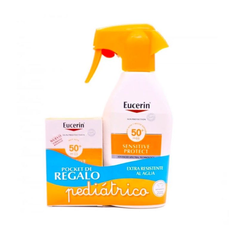 Eucerin Kids Pack Sensitive Protect Spray Solar + Fluido Solar SPF 50+