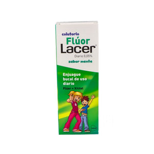 Flúor Lacer Colutorio Infantil Diario 0,05% Menta 500ml