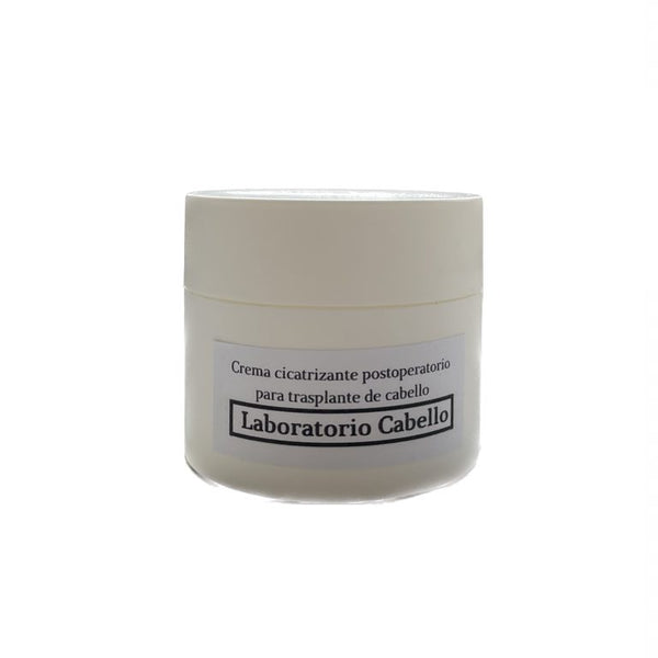 Crema cicatrizante postoperatorio para transplante capilar