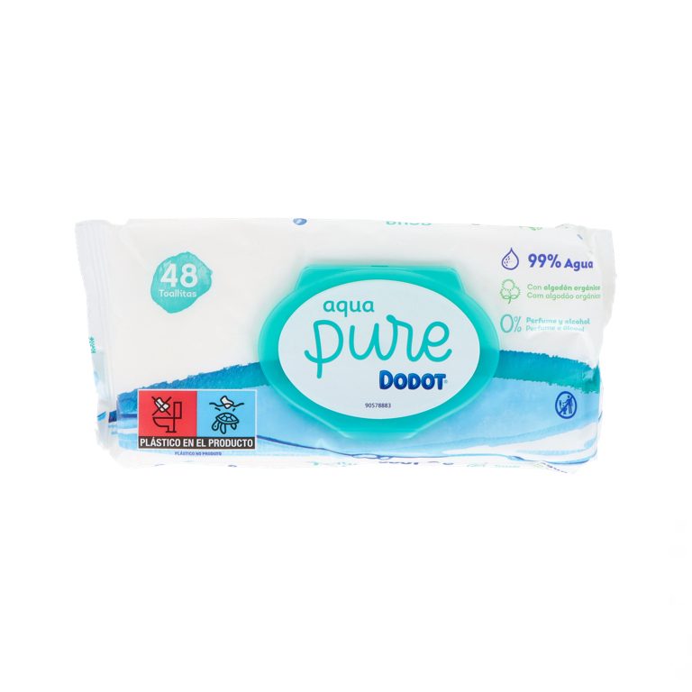 DODOT TOALLITAS AQUA PURE TAPA 48 U