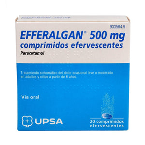 EFFERALGAN 500 MG 20 COMP EFERV