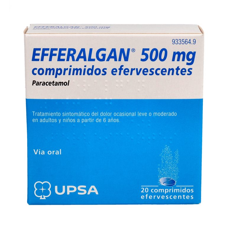 EFFERALGAN 500 MG 20 COMP EFERV