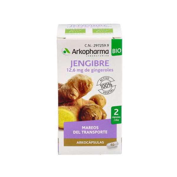 ARKOPHARMA Arkocápsulas Jengibre BIO 40 comp