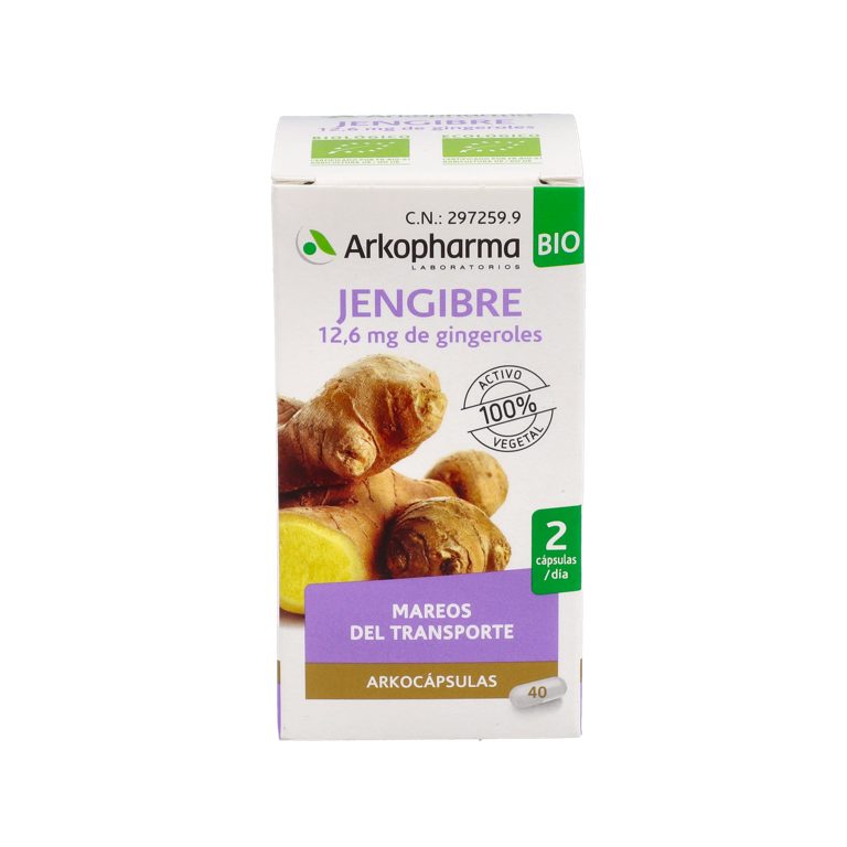 ARKOPHARMA Arkocápsulas Jengibre BIO 40 comp