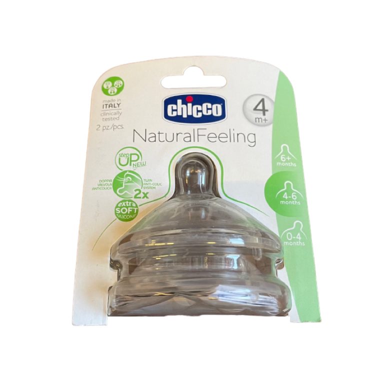 Chicco Tetina NaturalFeeling +4M, 2 Uds