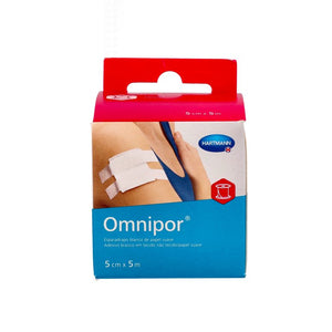 ESPARADRAPO OMNIPOR PAPEL SUAVE BL 5X5CM
