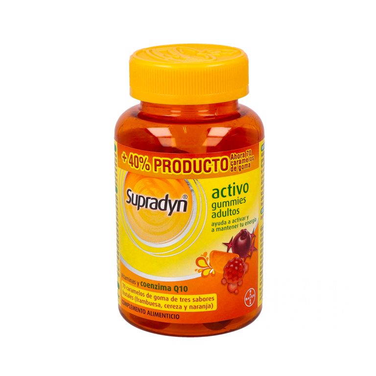 Supradyn Activo Gummies Adultos Vitaminas y Energía 70 uds en gominolas