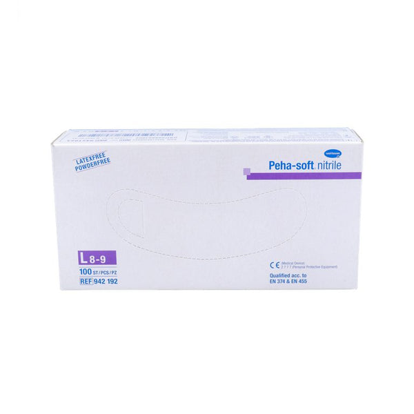 GUANTES NITRILO L Azul 100 U