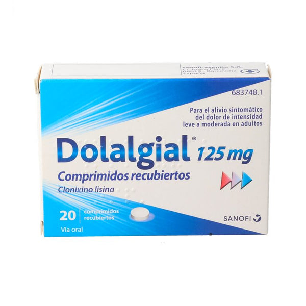 DOLALGIAL 125 MG 20 COMP