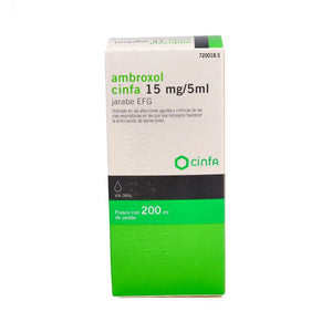 AMBROXOL CINFA 15 MG5 ML 200 ML EFG