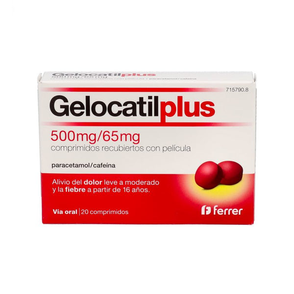Gelocatil Plus 500mg/65mg Comprimidos Recubiertos
