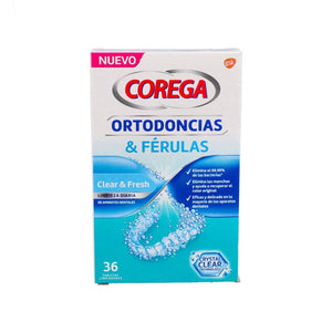 COREGA ORTODONCIAS FERULAS 36 TABLETAS