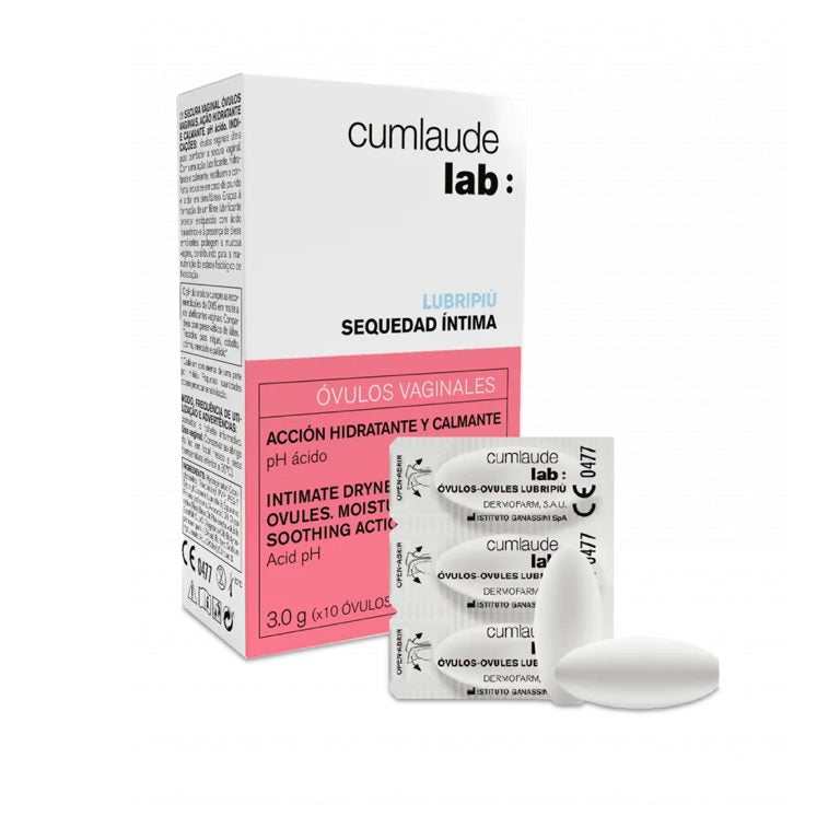 CUMLAUDE LUBRIPIU SEQUEDAD 10 OVULOS