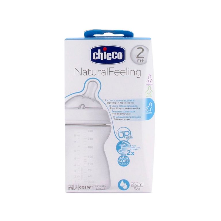 CHICCO BIBERON NATUREFEELING 2M+