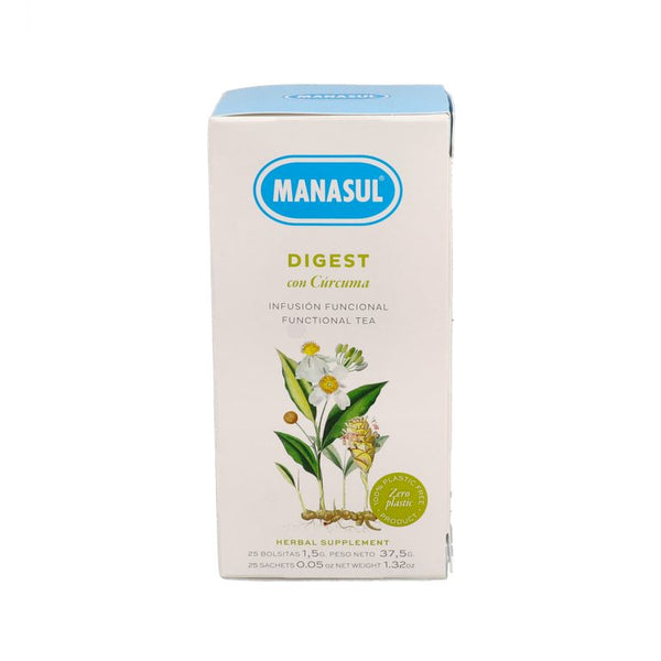 MANASUL DIGEST CURCUMA 25 FILTROS