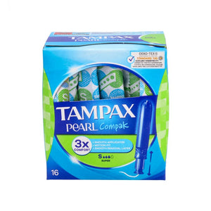 TAMPAX COMPAK PEARL SUPER 18 U