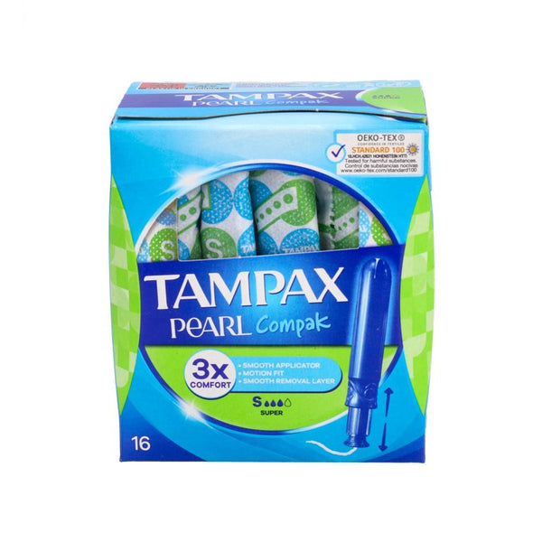 TAMPAX COMPAK PEARL SUPER 18 U