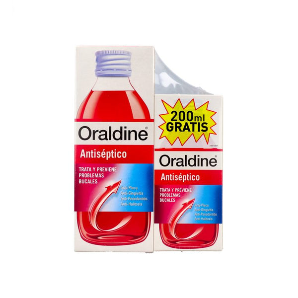 Oraldine Antiséptico Colutorio Pack 400ml+200ml