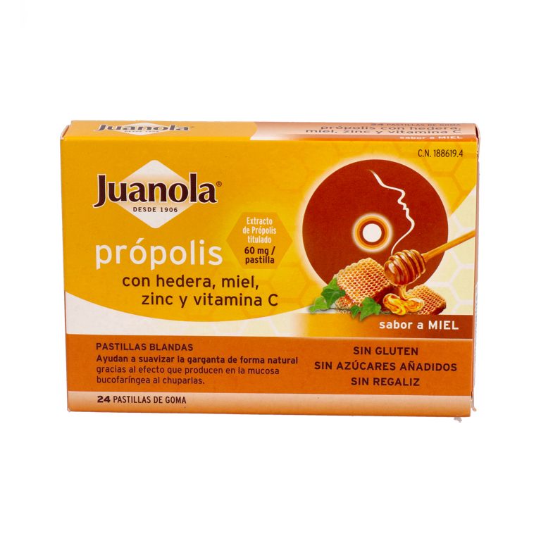 JUANOLA PROPOLIS SABOR MIEL 24 GOMINOLAS