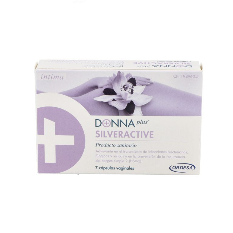 Donnaplus Silveractive 7 cápsulas vaginales