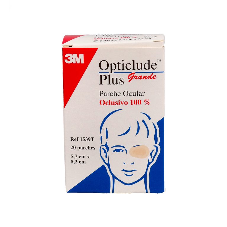 PARCHE OCULAR OPTICLUDE PLUS 8X5.7CM 20U