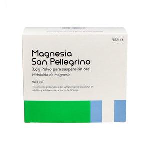 Magnesia San Pellegrino 3.6g 20 Sachets Powder Oral Suspension