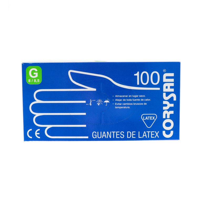GUANTES LATEX CORYSAN G 100 U
