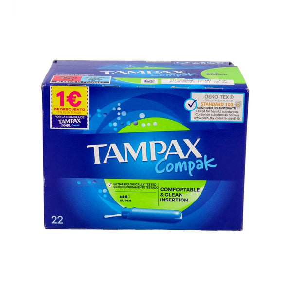 TAMPAX COMPAK SUPER 22 U