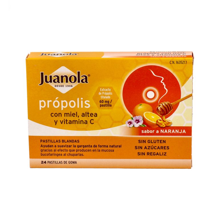 Juanola Propolis Miel Vitamina C Altea Sabor Naranja 24 U
