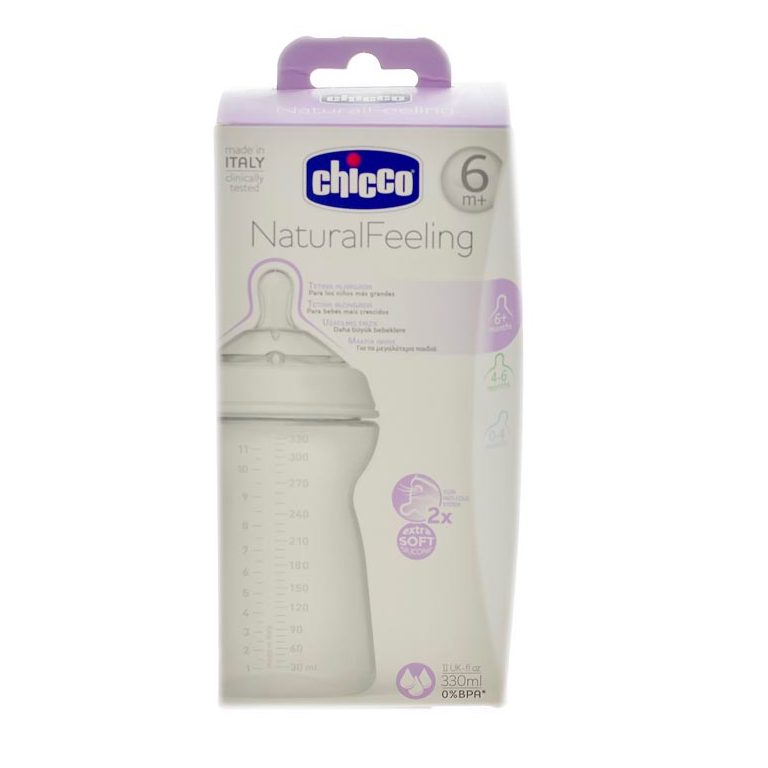CHICCO BIBERON NATUREFEELING 6M+