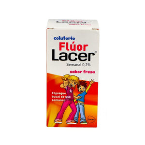 Flúor Lacer Colutorio Infantil Diario 0.05% Fresa 100ml