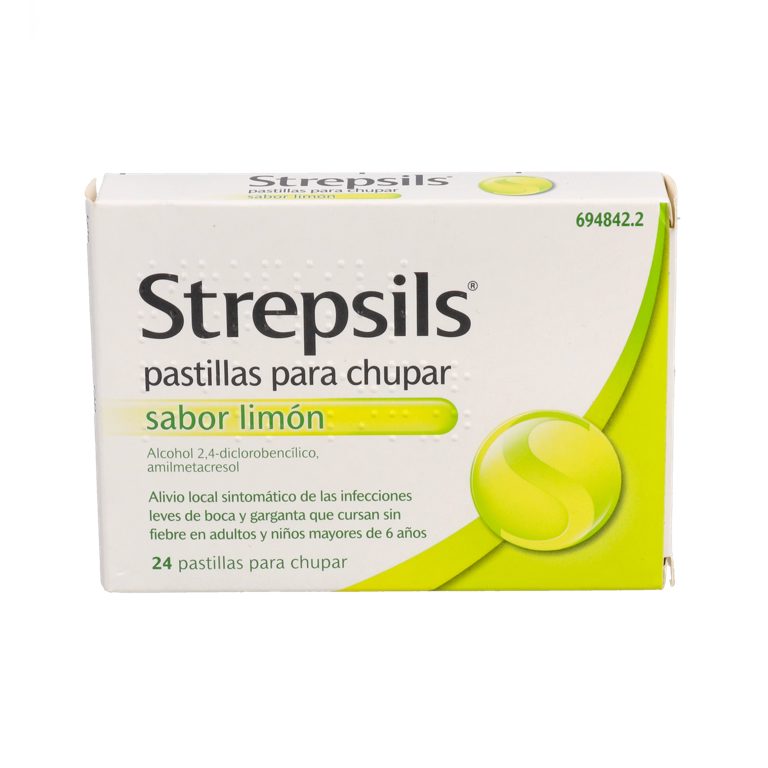Strepsils 24 pastillas para chupar Sabor Menta