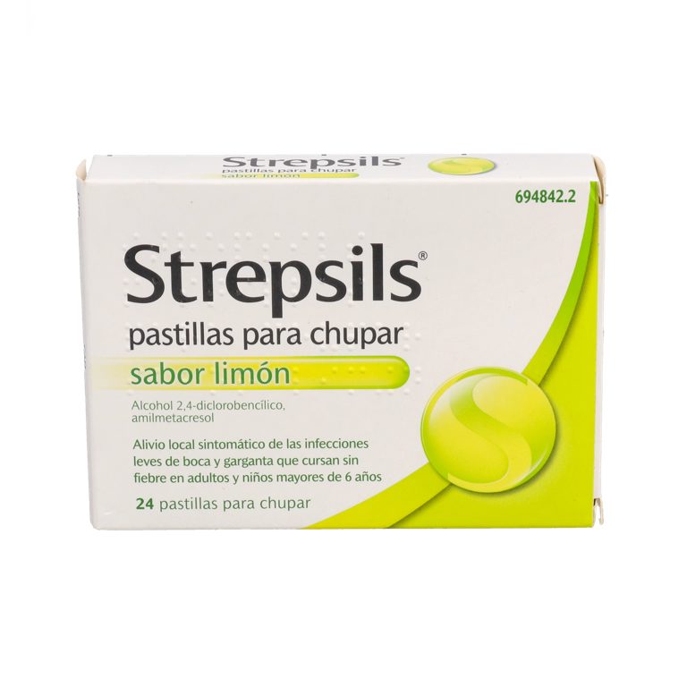 STREPSILS LIMÓN 24 PASTILLAS PARA CHUPAR