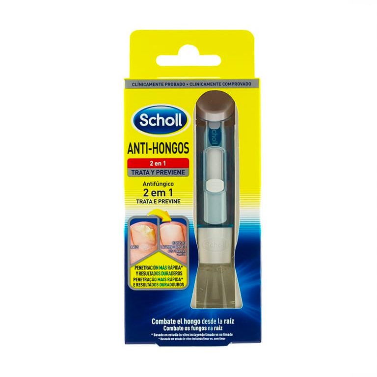 Scholl Pack Tratamiento Antihongos 3,8ml + 5 limas