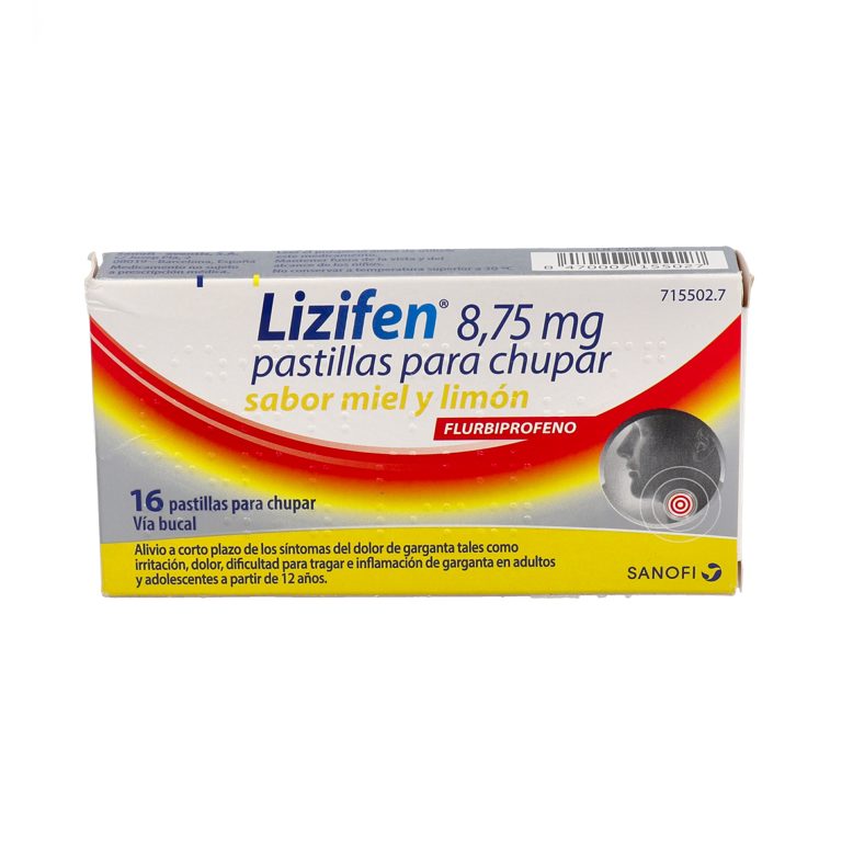 LIZIFEN 8,75MG MIEL LIMON 16 PAST CHUPAR