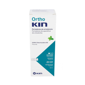 ORTHO KIN ENJUAGUE MENTA 500 ML