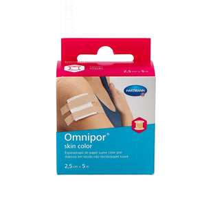 ESPARADRAPO OMNIPOR PAPEL PIEL 5X2,5
