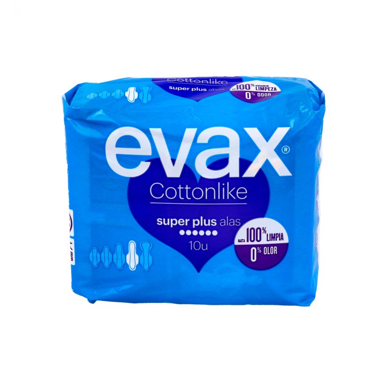 EVAX COMPRESAS COTTON SUPERPLUS ALAS 10U