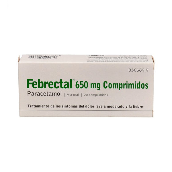 FEBRECTAL 650 MG 20 COMP